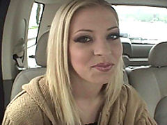 A barely legal blonde with braces gets fucked up the ass